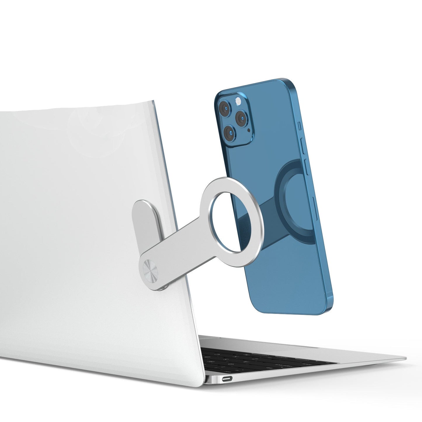 Soporte Magnético para Celular junto al Notebook – Segunda Pantalla Portátil