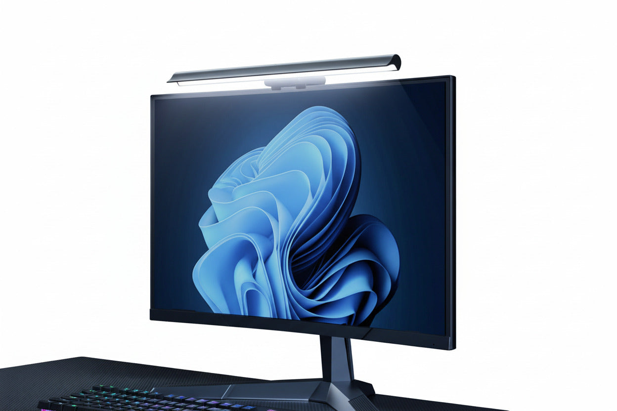 Lámpara LED Inteligente para Monitor con Protección Visual – Luz de Escritorio Antirreflejo
