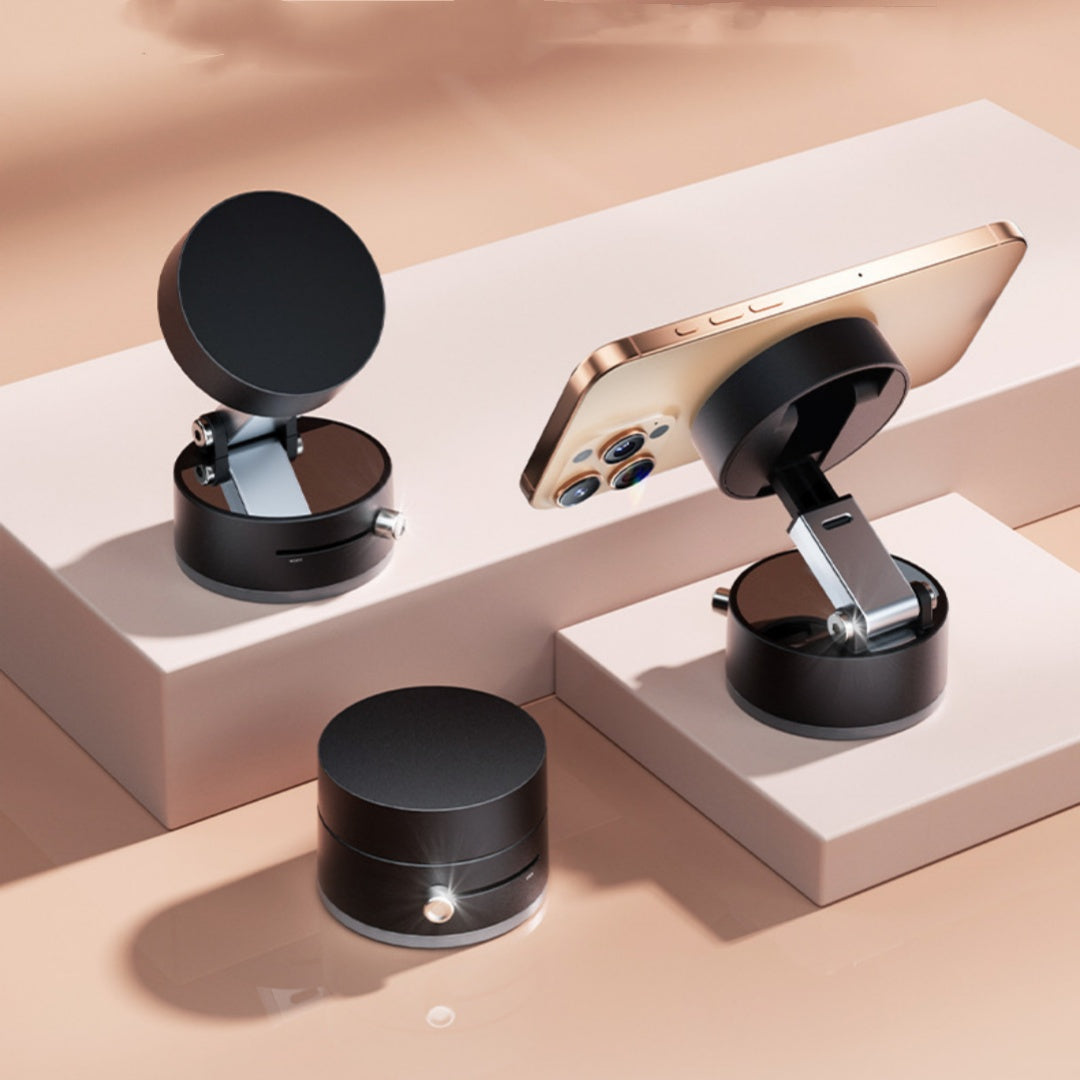 Soporte Magnético 360° con Ventosa de Alta Succión para Celular